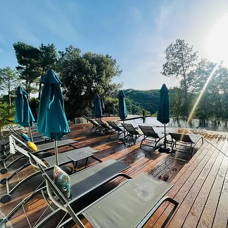 Les Hauts Du Marquet - Meublé De Tourisme 5 Etoiles - De Groupe 15 Personnes En Cévennes - Piscine à Débordement - Balnéo - Sauna - Nature Casa vacanze *